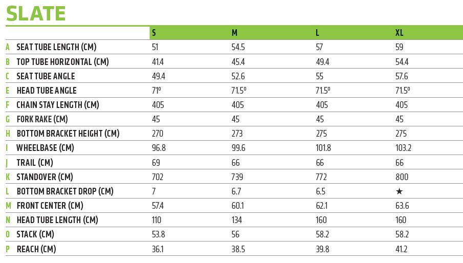 cannondale slate size chart off 78 