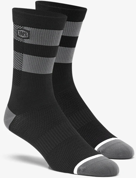 FEsportsNZ | FLOW Performance Socks Black/Fluo Yel