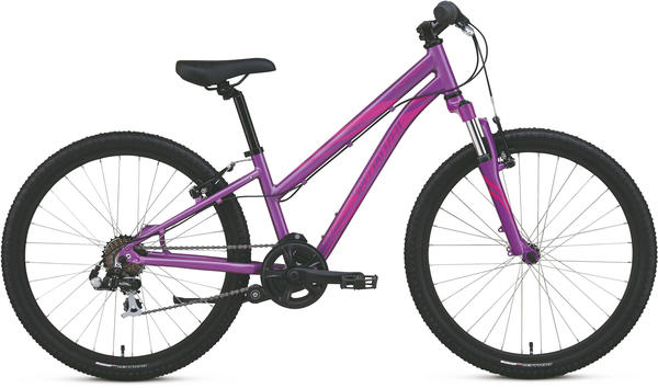purple girls mountain bike