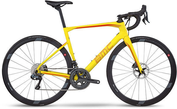 yellow road bike