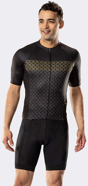 all black cycling jersey