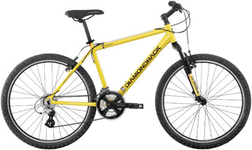 yellow diamondback mountain bike