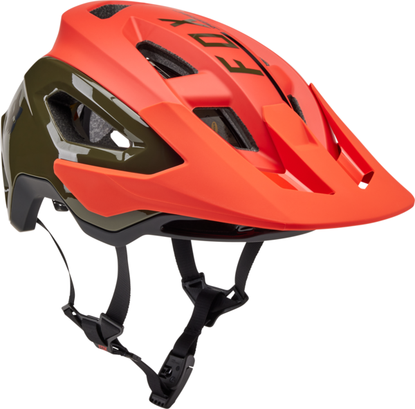 Fox Racing Speedframe Pro Bike Helmet Blocked Wh