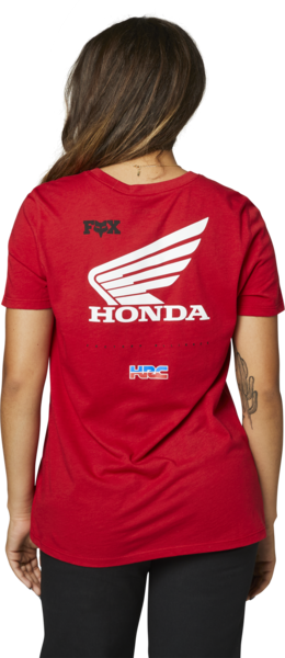 Fox Racing Women s Honda Wing Short Sleeve Tee University