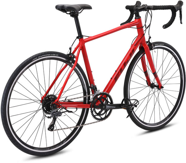 fuji red road bike