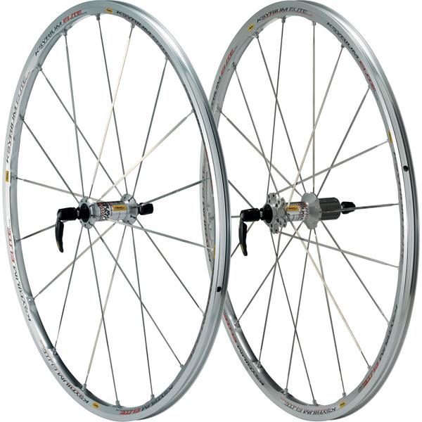 Mavic Ksyrium Elite Wheelset (Silver) - Spokes Wheaton IL