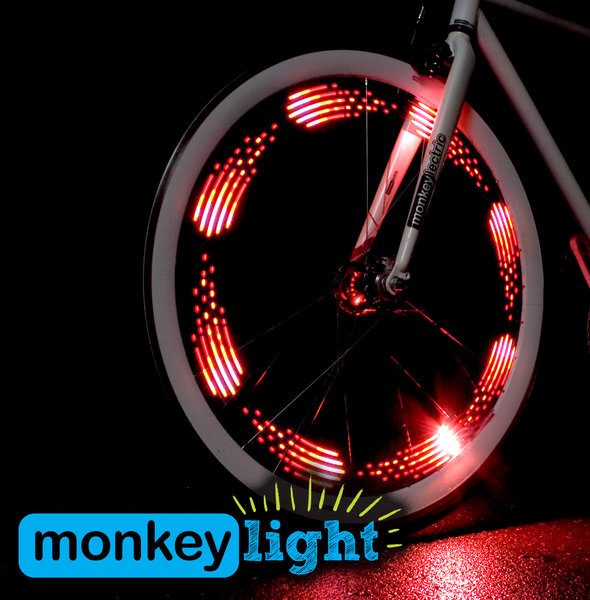 Monkeylectric M210 10-LED Bicycle Wheel Light Rechargeable - Connection | MD