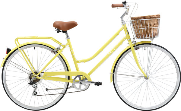 Vintage style ladies bike with basket sale