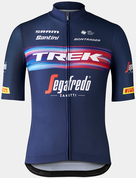 Santini Trek-Segafredo Men's TDF Replica Cycling Jersey - Trek