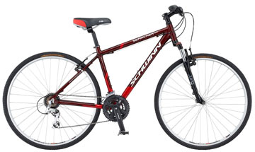 schwinn searcher hybrid bike