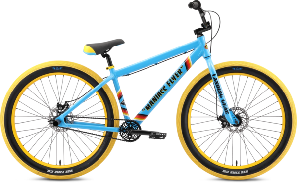 yellow and blue se bike