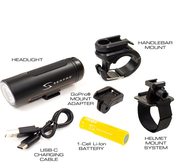 Serfas bike hot sale light charging