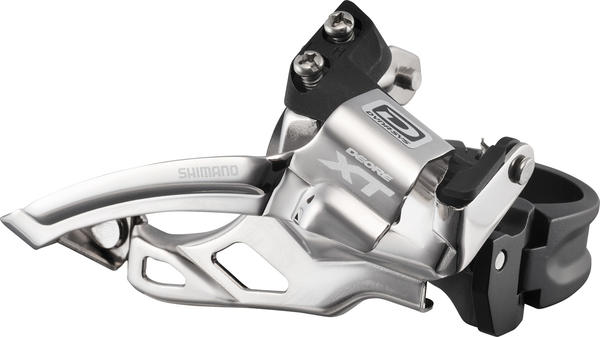 Deore XT Dyna-Sys 10-Speed Double Front Derailleur (Top Swing, Clamp-On)