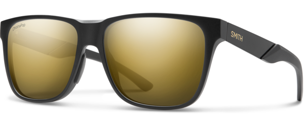 Smith Lowdown Steel Polarized Sunglasses - Matte Black Gold/Black Gold