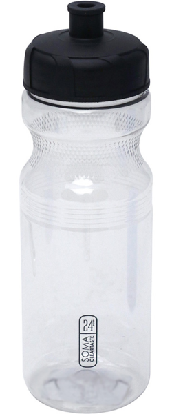 Soma Clear Taste Water Bottle Smoke/Black - 24oz