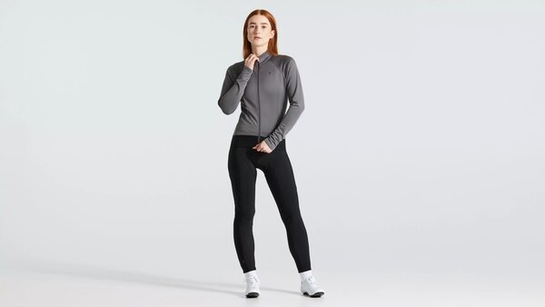 RBX Grey Black Polyester Spandex Large Leggings Activewear Yoga