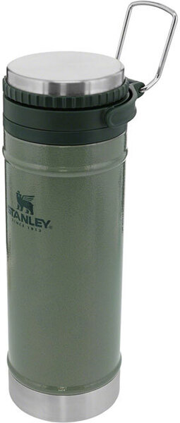 Stanley Classic Travel Press 16oz with Carry Loop， Stainless