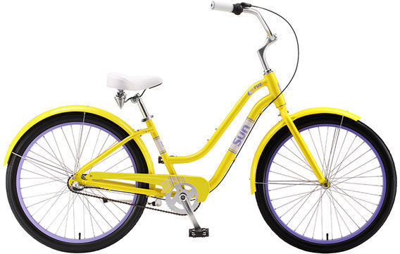 sun cruz bike yellow