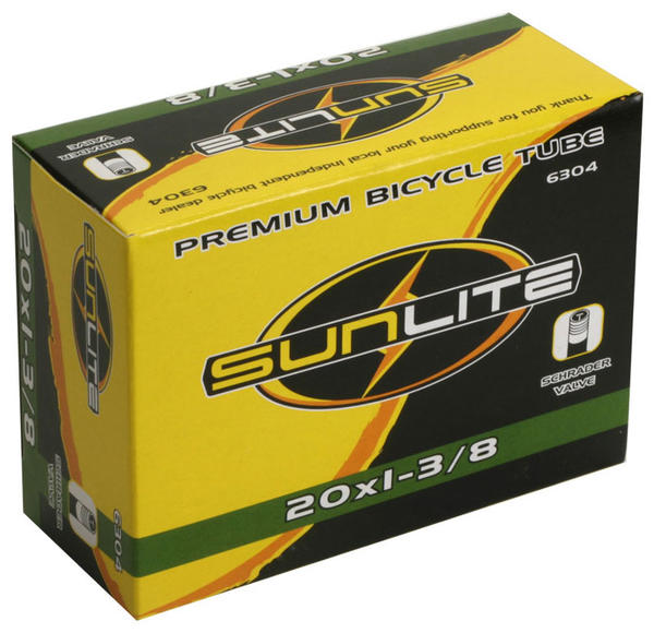 Sunlite Standard Schrader Valve Tube X 1 3 8 Pikesville Bike Shop