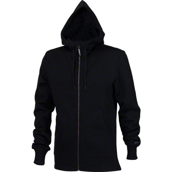 black full zip hoodie