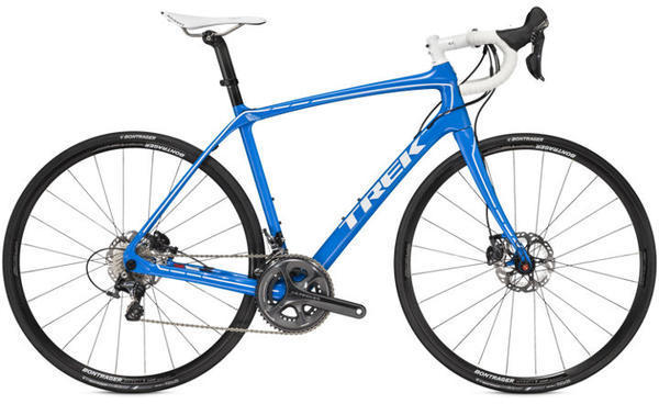 blue trek road bike