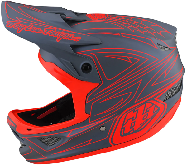Troy Lee Designs D3 Fiberlite Helmet Spiderstripe - Another Bike