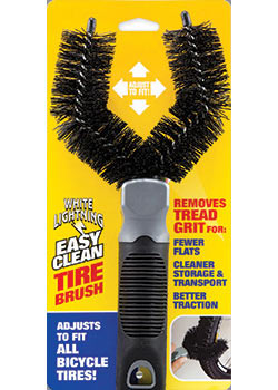 White Lightning Easy Clean Tire Brush - The Spoke Easy