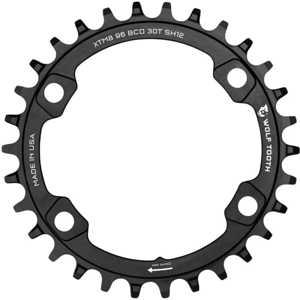 Montgomery navigatie Reinig de vloer Wolf Tooth 96mm BCD Hyperglide+ Chainrings for Shimano XT M8000/SLX M7000 -  Bicycle Way of Life | Eugene, OR