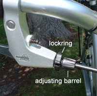tightening bike brake cables