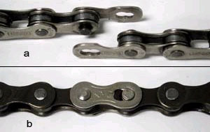 bicycle chain link removal