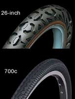 hybrid tyres on road bike