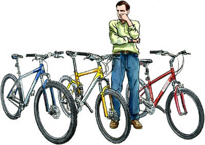 mountain bike frame types
