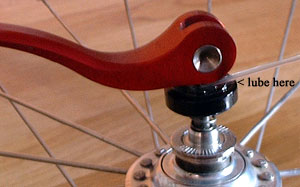 quick release bicycle wheel
