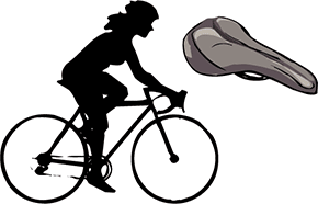 ergonomic bike saddle