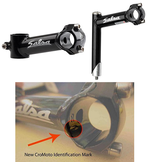 Salsa CroMoto S.U.L. Bicycle Stem Recall - Brickwell Cycling