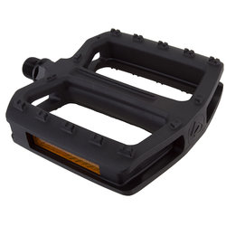Black Bicycle Pedals Standard Curved 9/16 Strong Plastic Reflective Bike  Pedal