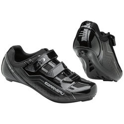 Louis Garneau Mens Ergo Grip Trail Cycling Shoes, Size 6.5, Black/Red  Leather