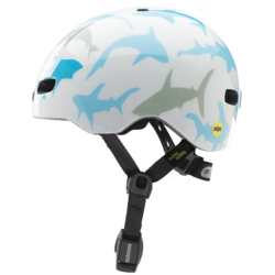 Casque intégral enfant MT Helmets Kid Thunder Sniper blanc/bleu