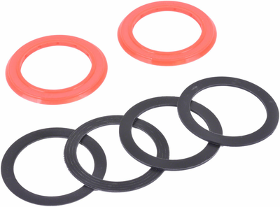 Wheels Manufacturing Aluminum Headset Spacer - 1-1/8, Assorted 4pcs