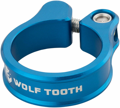 Wolf Tooth Components Fat Paw Silicone Foam Grips 9.5mm Diameter: Blue 