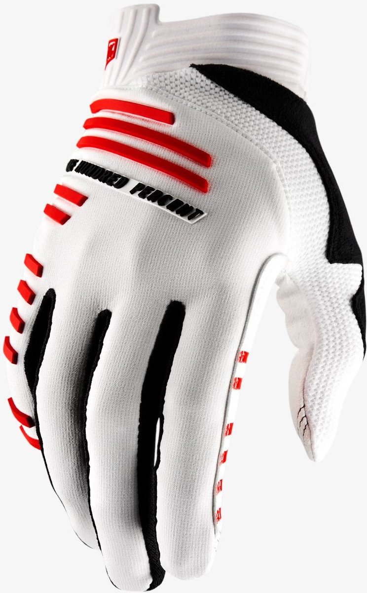 CYCLING WHITE SUMMER GLOVES - G4 Dimension