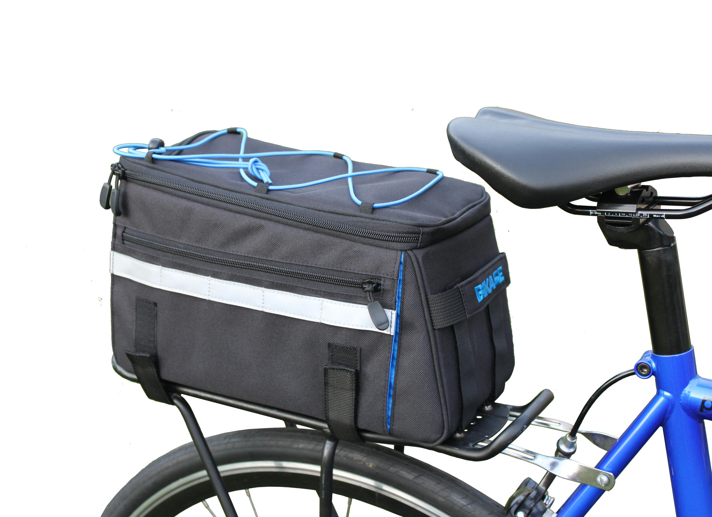 bike rack and bag