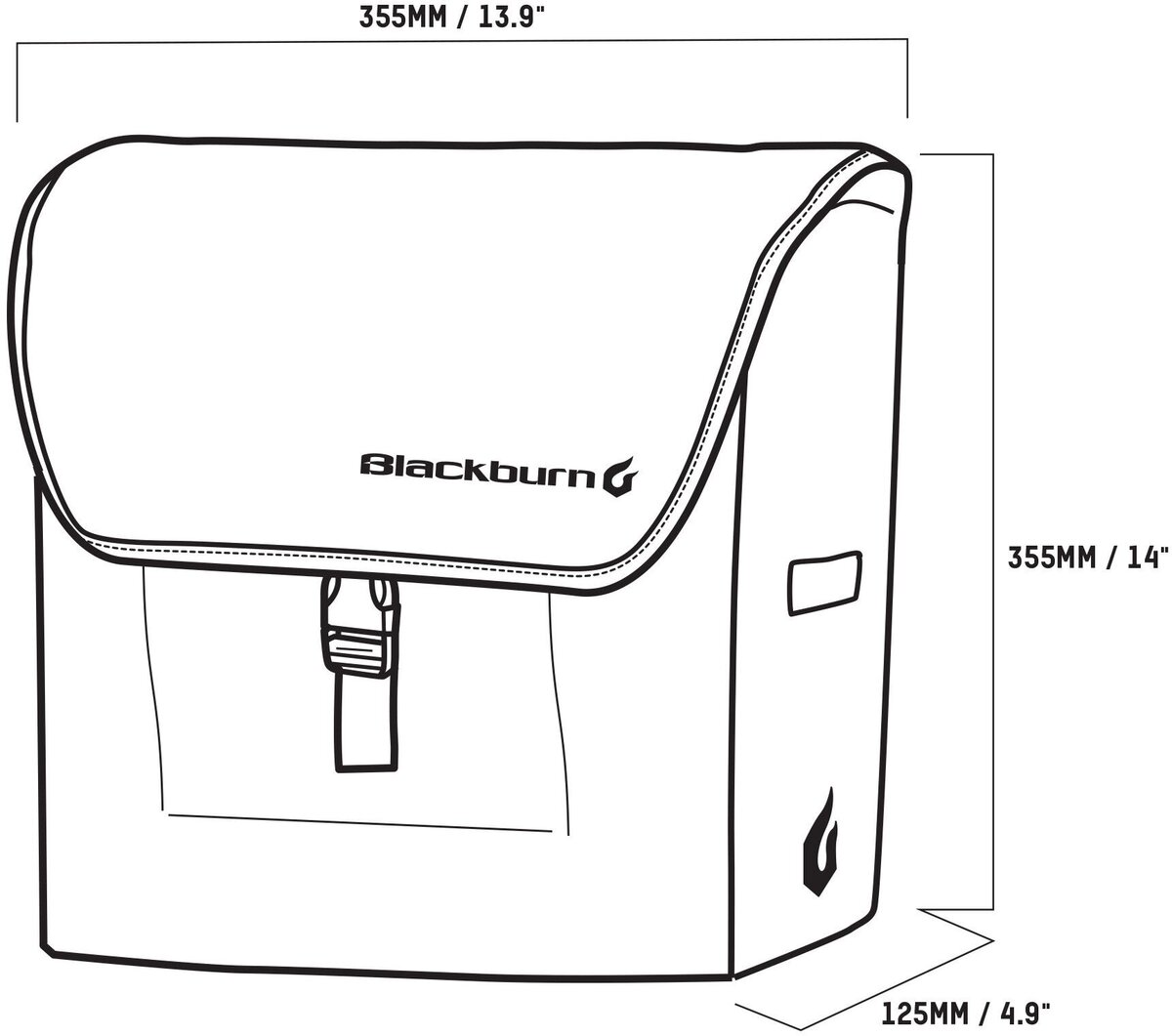 Blackburn Local Rear Pannier www ailheadcyclery