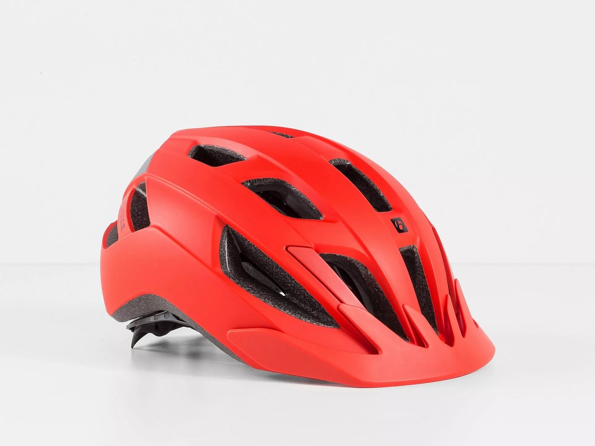 red bike helmet