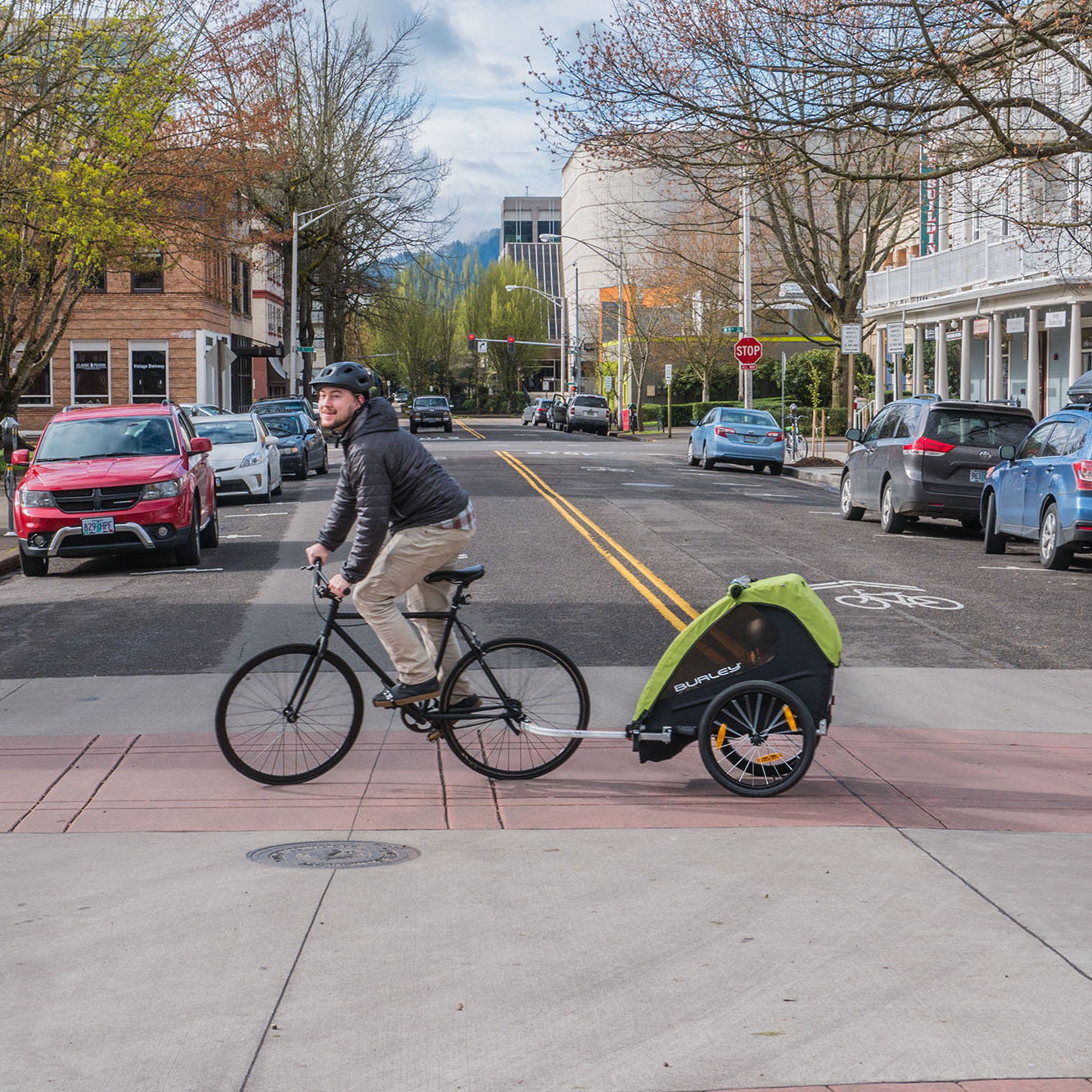 Burley minnow cheap bike trailer