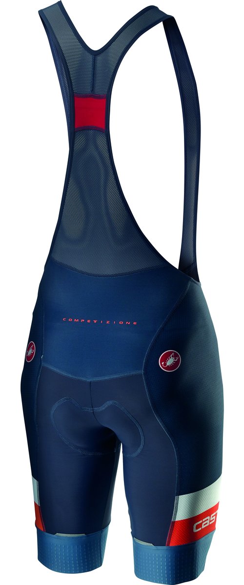 castelli competizione bibshort dark steel blue