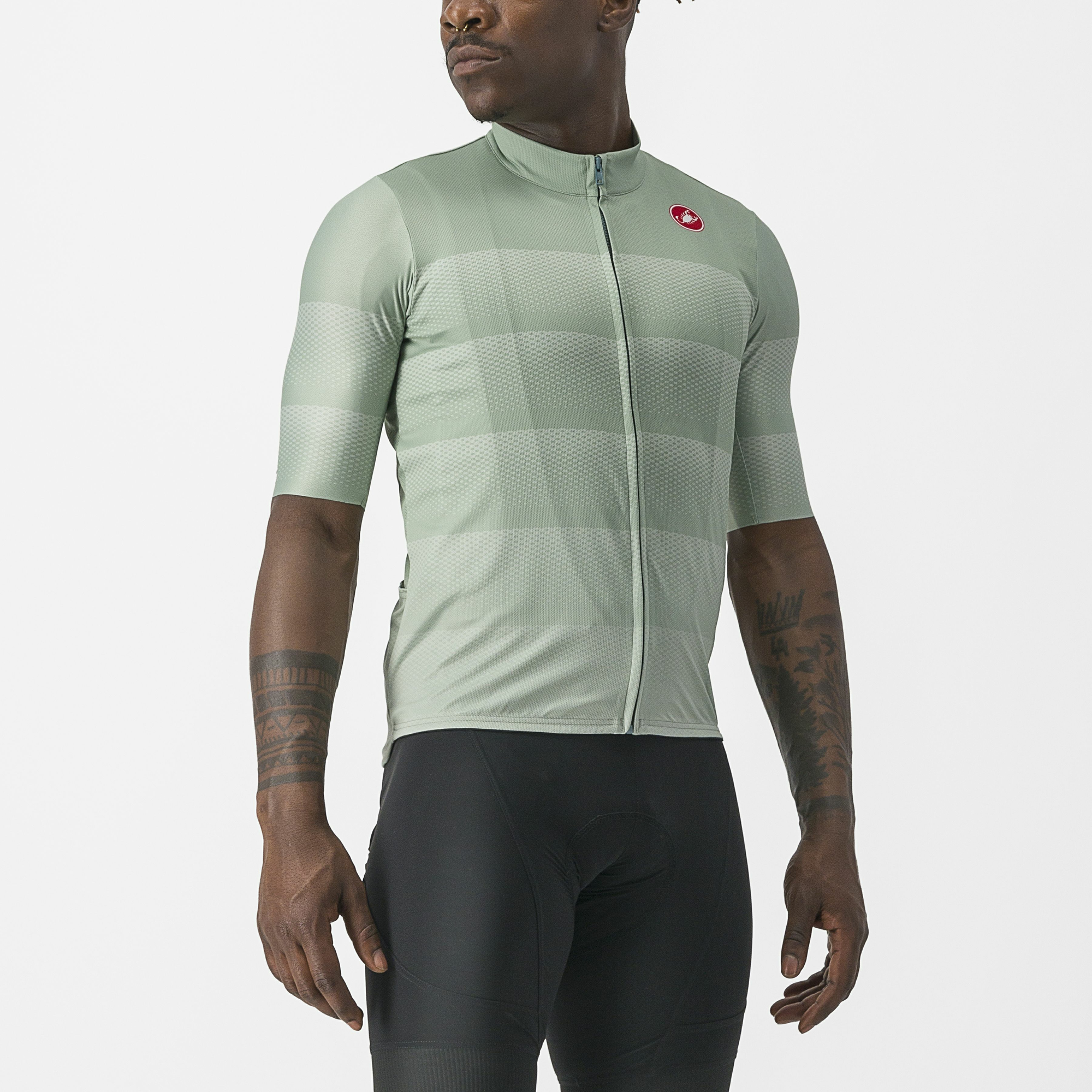 Castelli flusso short hot sale sleeve full zip jersey