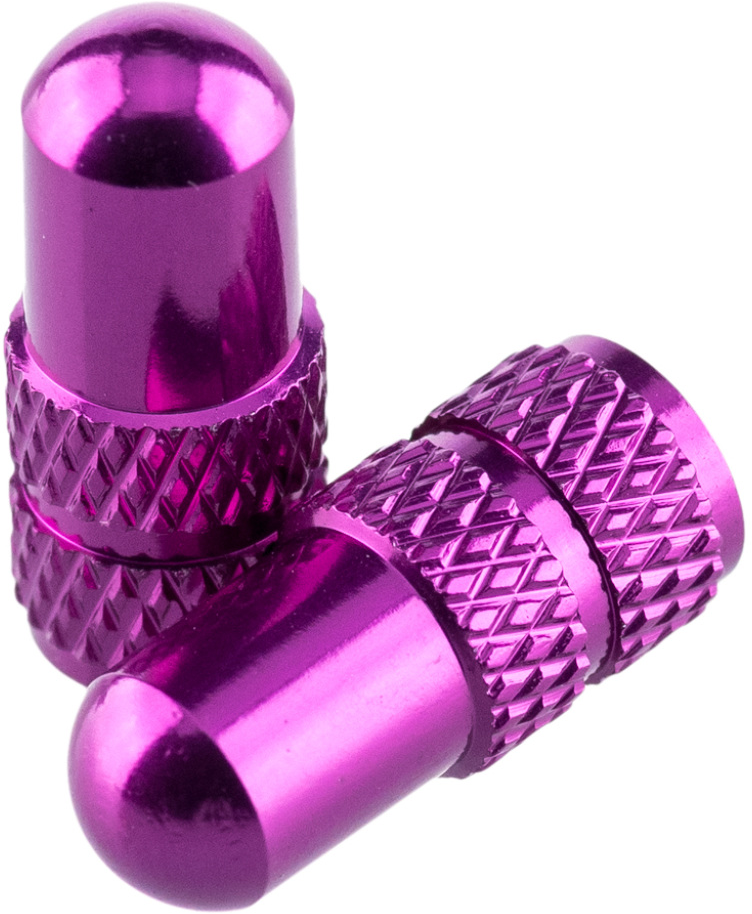 purple presta valve caps