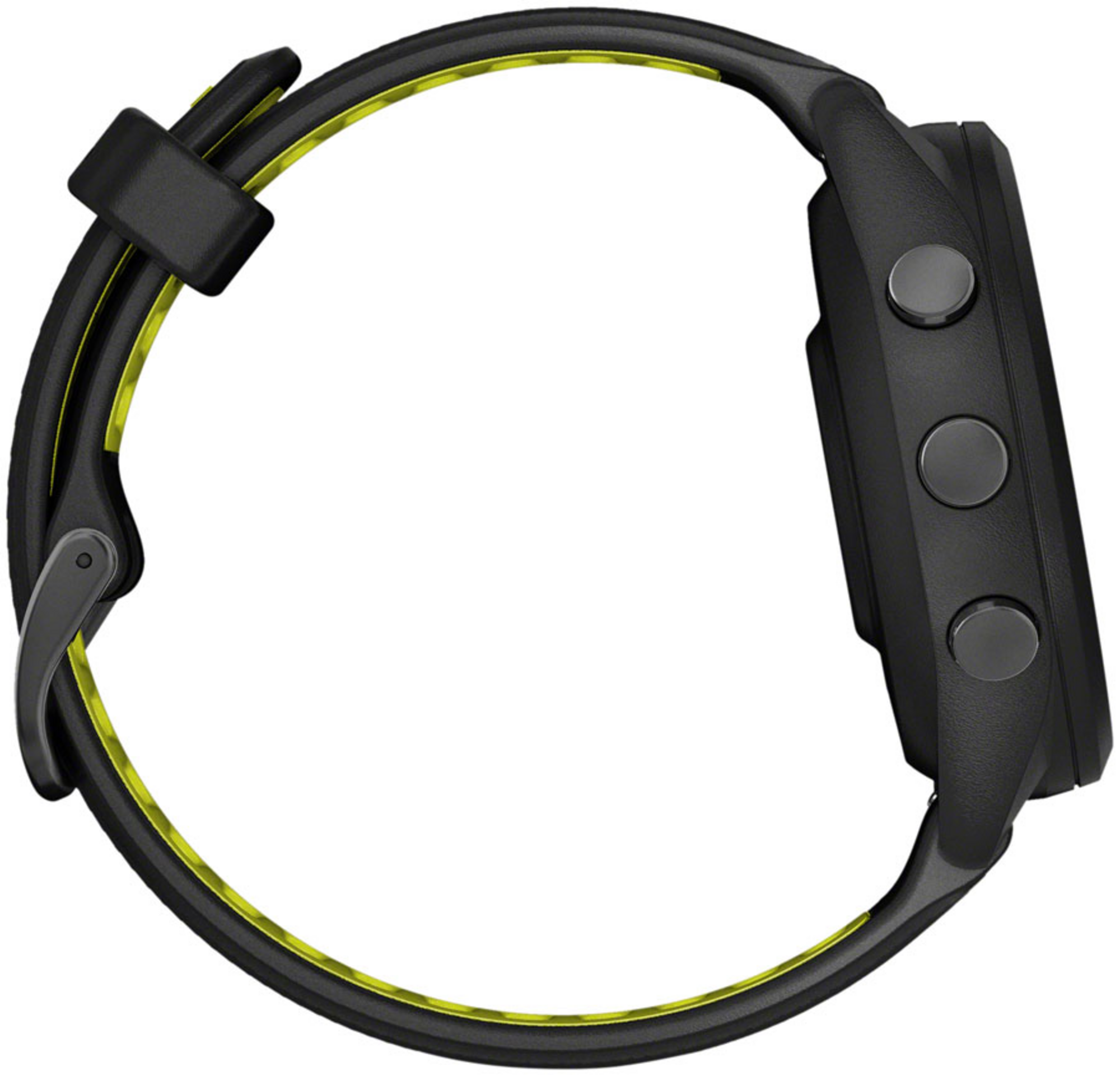 Montre Garmin Forerunner 265S - Noire / Bracelet Silicone Noir et Jaune