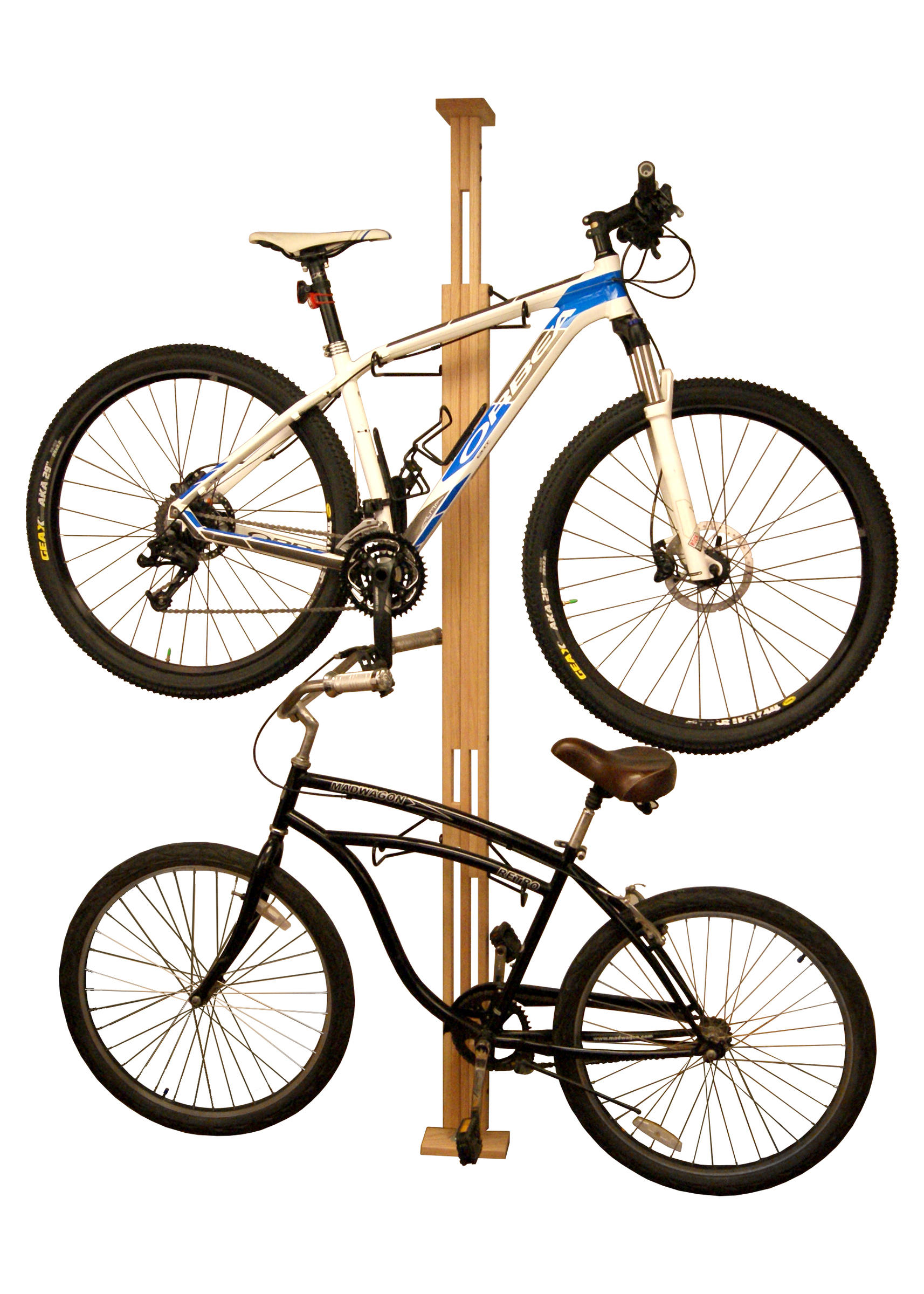 Floor ceiling bike online rack